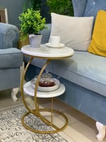 طاولة خدمة دورين ذهبي