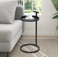 طاولة خدمة حديد اسود بمسكة