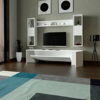 طاولة تلفزيون ابيض-موديل tv43