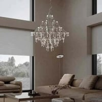 ثريا علاقي كريستال K9 كلاسيك فضي