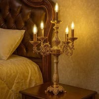 اباجورة و استاند ارضي- مصباح طاولة كلاسيك-بالوان م...