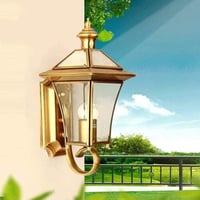 اضاءة جدارية خارجية ذهبي E27