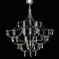 ثريا علاقي كريستال K9 كلاسيك فضي