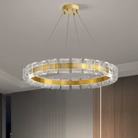 ثريا مودرن ذهبية ستايل أوروبي – فخامة للسقف بـ 3 أ...