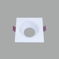 اطار سبوت لايت ضد التوهج بلاستيك مربع مفرد