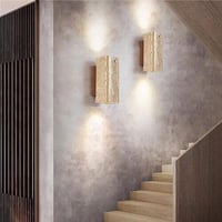 اضاءة جدارية مودرن رخام -اضاءة صفراء ليد GU10