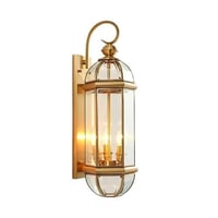 اضاءة جدارية خارجية ذهبي E27