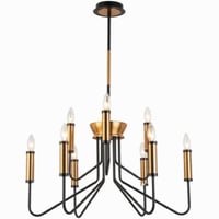 ثريات سقف شمعية كلاسيك ذهبي / اسود