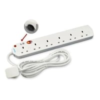 توصيلة كهرباء 6 مدخل 5 متر صناعة ماليزية