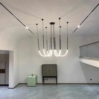 ثريا مودرن علاقي ستايل اوروبي اكريليك اسود 3 اضاءا...