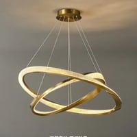 ثريا مودرن ستايل اوروبي اكريليك اللون ذهبي 3 اضاءا...