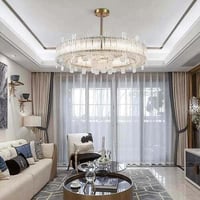 ثريا كريستال سقفية عصرية – تصميم فاخر لصالات ومداخ...