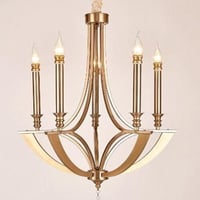 ثريا مودرن علاقي كلاسيك ذهبي شموع