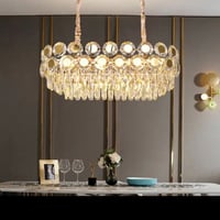 ثريا كرستال ستايل اوروبي ذهبي