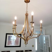 ثريا مودرن علاقي كلاسيك ذهبي شموع