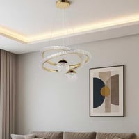 ثريا مودرن علاقي باللونين الذهبي و الفضي–ثلاثة اضا...