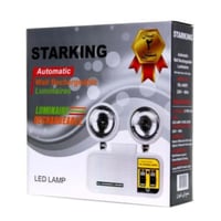 كشاف طوارى ابيض ليد 10 وات 2 لمبة