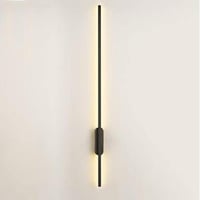 اضاءة جدارية بطارية مقاس 60 سم لون اسود