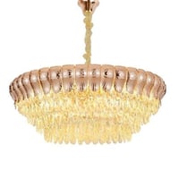 ثريات سقف مودرن كريستال ذهبي ستايل اوروبي