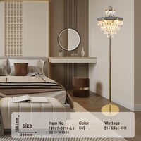 ثريات سقف مودرن كريستال ذهبي استايل اوروبي