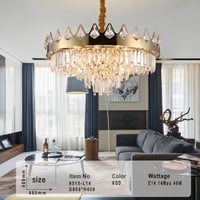 ثريات سقف مودرن كريستال ستايل اوروبي