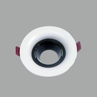 اطار سبوت لايت ضد التوهج المنيوم دائري مفرد