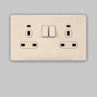 فيش مزدوج مع مفتاح 13 امبير Parl 7×14