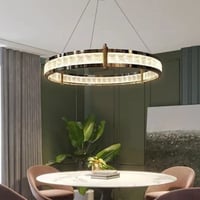 نجفة مودرن دائرية 3 اضاءات ليد 80 سم