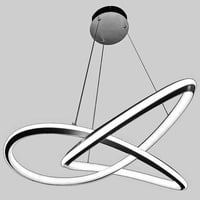 ثريا نجف مودرن اكريليك 3 اضاءات LED ليد مع ريموت