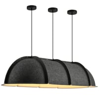 ثريات سقف مودرن من اللباد علي الطراز الياباني