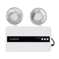 كشاف طوارى الكتروني ابيض ليد 10 وات 2 لمبة