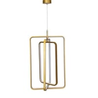 ثريا مودرن علاقي ذهبية - ثلاثة اضاءات ليد