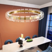 ثريا مودرن ذهبية ستايل أوروبي – فخامة للسقف بـ 3 أ...