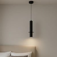 ثريا علاقي مودرن رخام اسود- اضاءة صفراء ليد GU10