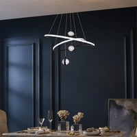 ثريا مودرن علاقي ستايل اوروبي اكريليك 3 اضاءات ليد