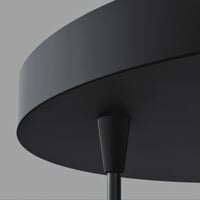 انارة معلقة اسود مقاس 40 سم