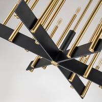 ثريا كلاسيك علاقي برونزي باحجام مختلفة -اضاءة ليد