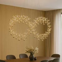 ثريا كريستال علاقي K9 كلاسيك ذهبي مستطيل 2 متر 82...