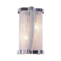 ثريات سقفية سلسال فضي