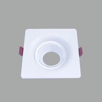 اطار سبوت لايت ضد التوهج المنيوم مربع مفرد