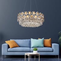 ثريا كرستال ستايل اوروبي ذهبي