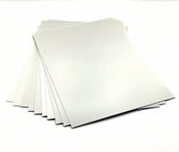 بي في سي A3+ /0.6mm بلاستيك أبيض 10 حبات