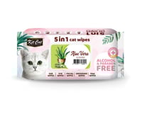 كت كات مناديل معطرة 5*1 روائح متعددة 80 منديل