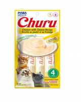 اينابا مكافات للقطط هريسة دجاج مع جبنة 4*14غ