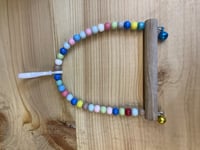 مرجيحة طيور تعليق مع جرس/ مجثم ببغاوات بادجي روز ف...