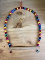 مرجيحة طيور تعليق مع جرس/ مجثم ببغاوات بادجي روز ف...