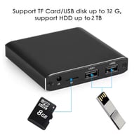 مشغل وسائط إعلاني ذكي بدقة 4K بعدة مخارج HDMI بارب...