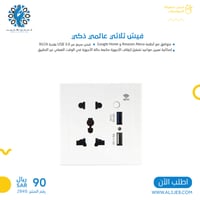 فيش ثلاثي عالمي ذكي