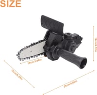 تحويلة من دريل الى جنزير منشار ٦ بوصة / انش