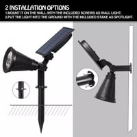 كشاف غرس ملون على الطاقة الشمسية